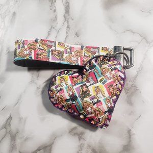Heart Keychain with wristlet
